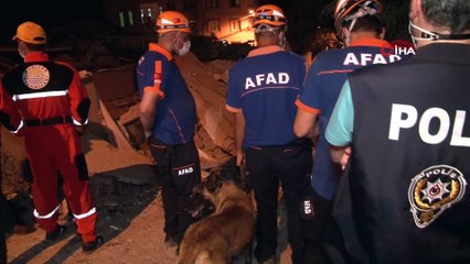 Sarıyer’de çöken 9 katlı binadaki arama çalışmaları devam ediyor