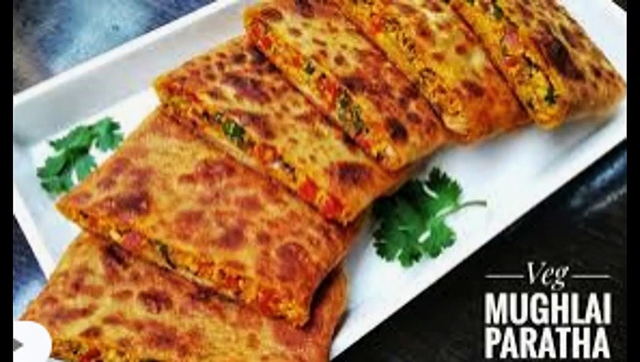 Veg Mughlai Paratha Recipe.