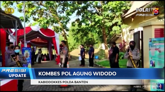 Dalam Rangka Hari Bhayangkara ke- 75 Tahun 2021, 34 Polda Jajaran Gelar Vaksinasi Massal Serentak