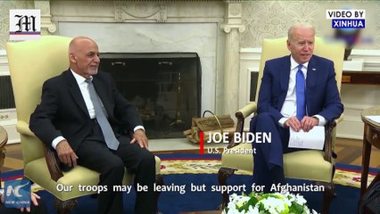 Biden meets Afghan leaders as security situation deteriorates