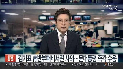 Download Video: 김기표 靑반부패비서관 사의…문대통령, 즉각 수용