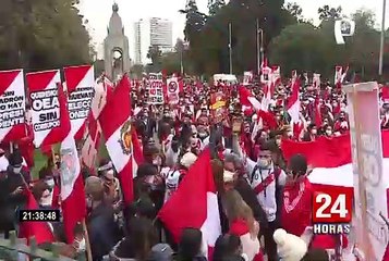 Campo de Marte: políticos expresaron su respaldo a Keiko Fujimori