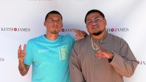 LA Rappers Feefa and MasFortuna “Keith And James” Beverly Hills Grand Opening Red Carpet Fashion