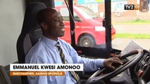 Emmanuel Kwesi Amonoo kåret som årets buschauffør | Sort humor | Midttrafik | Aarhus | 2016 | TV2 ØSTJYLLAND - TV2 Danmark