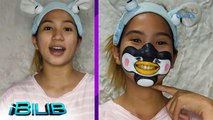 iBilib: Face paint artist transforms into a singing penguin using her colorants! | Bilibabols