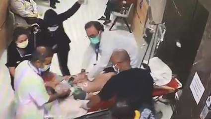 Sedye üzerine çıkan doktor, kalbine korkuluk saplanan çocuğu böyle kurtardı