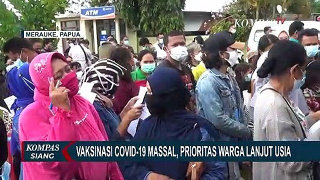 900 Dosis Disiapkan untuk Vaksinasi Massal di Merauke, Lansia Jadi Prioritas