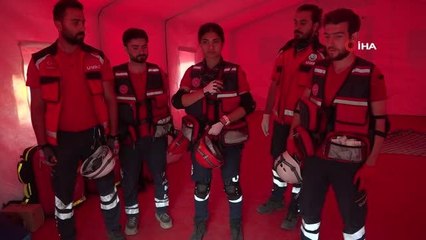 UMKE personeli eğitimlerini tatbikatlarla güçlendiriyor