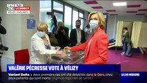 Second tour des régionales: Valérie Pécresse vote à Vélizy dans les Yvelines