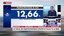 Taux de participation de 12,66% à midi : «On a voulu exprimer quelque chose que l'on veut confirmer au second tour, c'est-à-dire un désaveu de l'offre politique», analyse Jean Garrigues