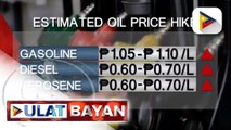 Oil price hike, muling ipatutupad ng ilang kumpanya ng langis