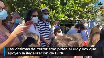 Las víctimas del terrorismo piden al PP y Vox que apoyen la ilegalización de Bildu
