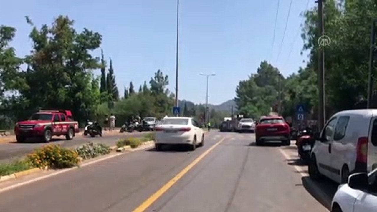 MUĞLA - Marmaris'teki orman yangınını söndürme çalışmaları sırasında bir orman işçisi hayatını kaybetti