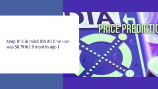 DIA Crypto Price Prediction - Gain Astonishing 428.13% In 9 Months ‼️