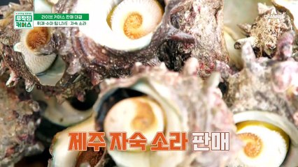 제주도 뿔소라를 위해 여심을 흔드는 남신 등장