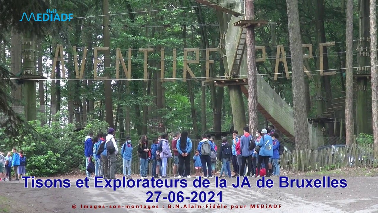 Ce dimanche 27 juin 2021 Tisons et explosde Bruxelles à l'Adventure Parc de Wavre