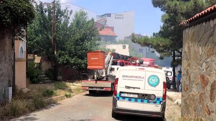 KIRKLARELİ - Metruk binada çıkan yangın söndürüldü