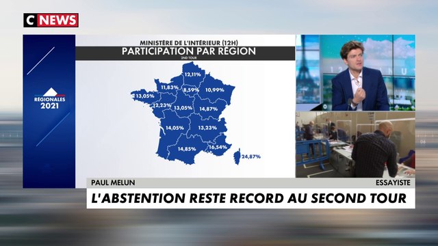 Paul Melun : «Lorsqu'il y a une abstention importante, en général c'est que les Français n'ont pas le sentiment que ça va changer leur quotidien»