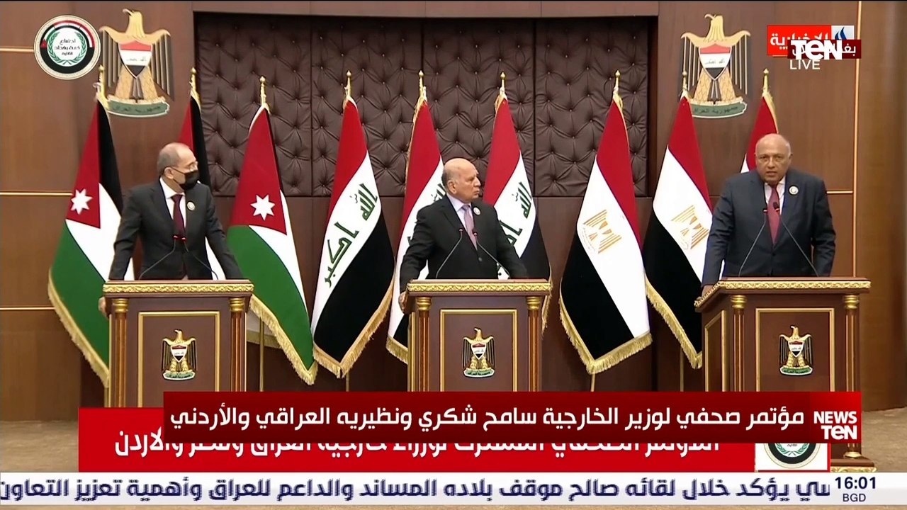 شكري: هدف القمة المصرية الأردنية العراقية هو تحقيق التكامل بين الدول الثلاث ودعم ومساندة العراق