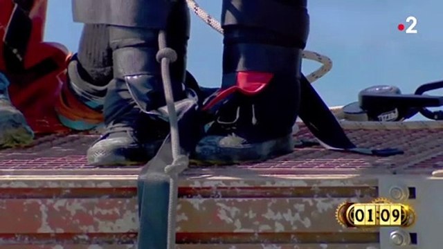 Amandine Petit dans l'émission Fort Boyard diffusé le 26 juin 2021.