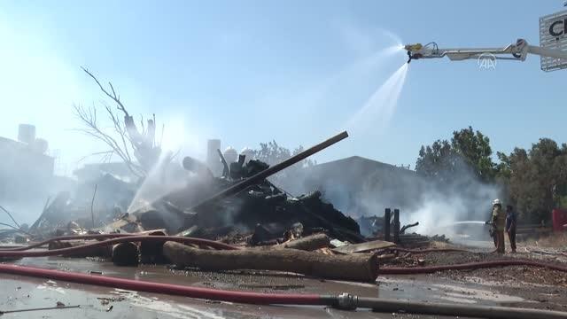 Son dakika haberi: Orman ürünleri fabrikasında çıkan yangın söndürüldü