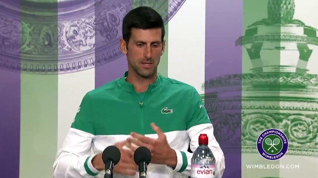 Wimbledon 2021 - Novak Djokovic : I hope I will know in two weeks what it means to have 20 Grand Slams