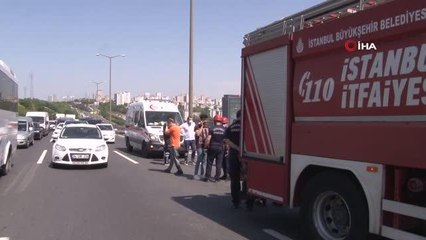 Son dakika haber: TEM Otoyolu'nda kaza: 1 yaralı