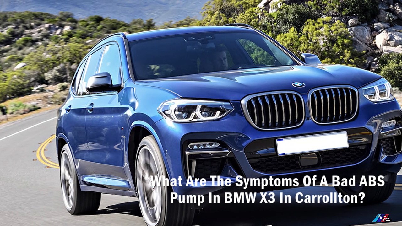 What Are The Symptoms Of A Bad ABS Pump In BMW X3 In Carrollton video
