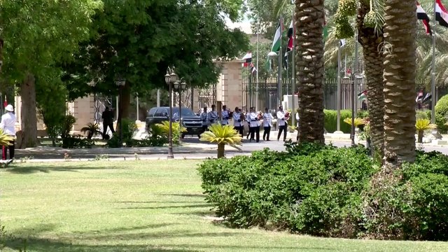 BAĞDAT - Mısır Cumhurbaşkanı Abdülfettah el Sisi, üçlü zirve için Irak'ta