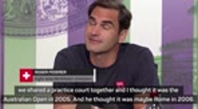 Friends reunited - Federer and Murray share court in Wimbledon build-up