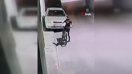 Son dakika haberleri | Bisiklet hırsızı kamerada