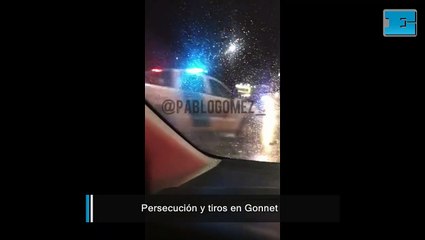 Persecución y tiros en Gonnet