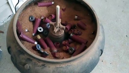 Shotgun shells in 18lb tumbler