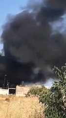 Andria: incendio in un deposito in via Ospedaletto