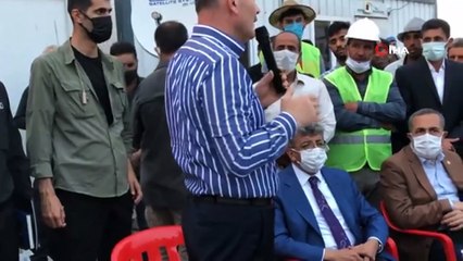 Bakan Soylu depremzedelerle bir araya geldi