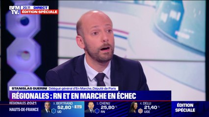 Stanislas Guérini: "Ces résultats sont une déception pour la majorité présidentielle"