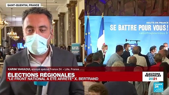 Régionales: le sortant Xavier Bertrand (ex-LR) l'emporte dans les Hauts-de-France