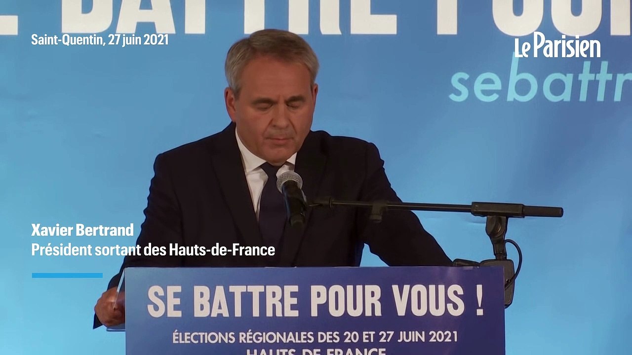 Xavier Bertrand : « Ce résultat me donne la force d’aller à la rencontre de tous les Français »