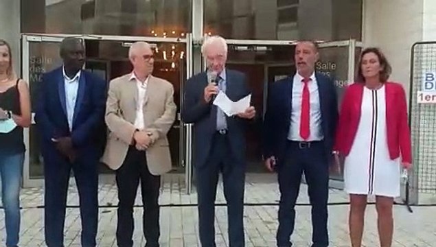 Départementales-Martigues : l'annonce des résultats par Gaby Charroux
