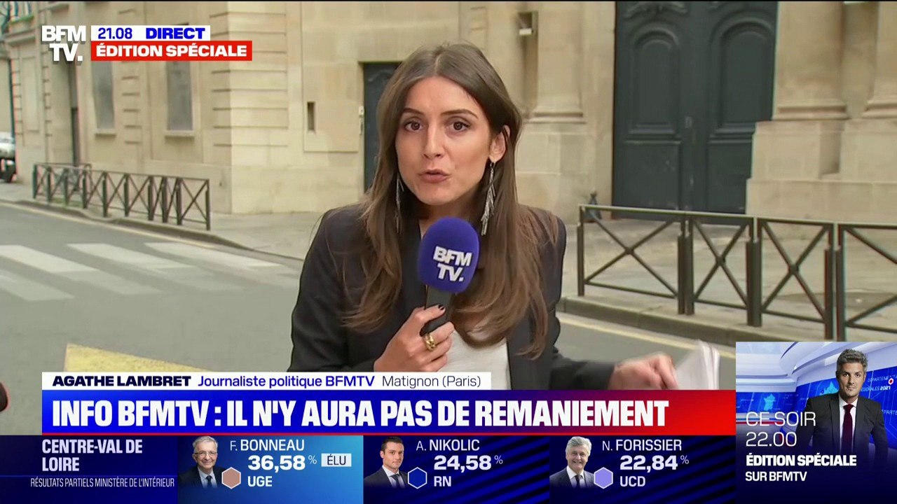 Régionales: pas de remaniement, selon l'exécutif