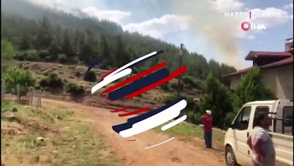 Denizli'de bir kişi alevlerin evine ulaşmaması için ezan okudu