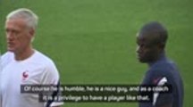 Kante is very humble but he also performs - Deschamps