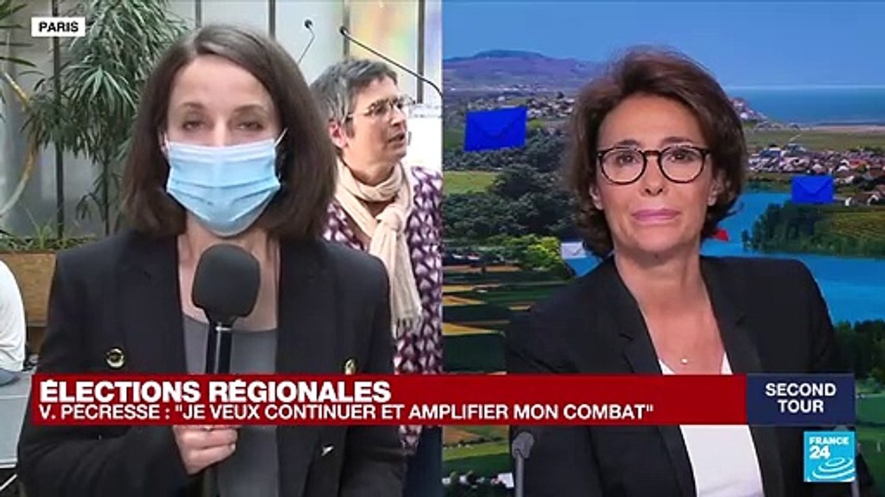 Elections régionales en France : Valérie Pécresse (LR) l'emporte en Ile-de-France face à Julien Bayou
