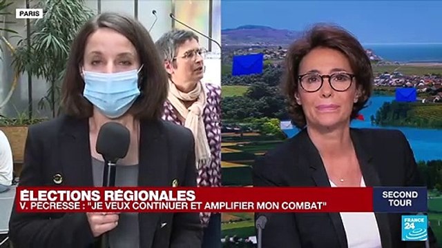 Elections régionales en France : Valérie Pécresse (LR) l'emporte en Ile-de-France face à Julien Bayou