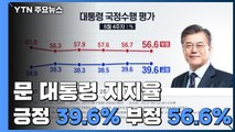 대통령 지지율 긍정 39.6%·부정 56.6%....부정 평가 감소 / YTN