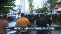 Ricuh Demonstran Palestina Tuntut Penggulingan Rezim Mahmoud Abbas