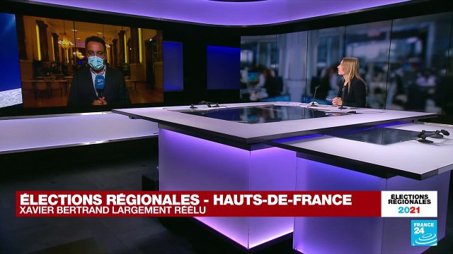 Elections régionales: le sortant Xavier Bertrand (ex-LR) l'emporte dans les Hauts-de-France