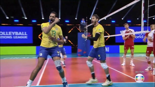 FINAL DA LIGA DAS NAÇÕES DE VÔLEI MASCULINO : 3 BRASIL X 1 POLÔNIA - 27/06/2021