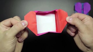 Origami: Heart Box & Envelope - Remake - How To Fold