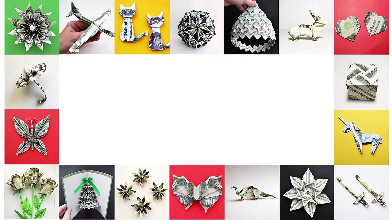 Excellent Money Gift Box | Origami Dollar Tutorial Diy